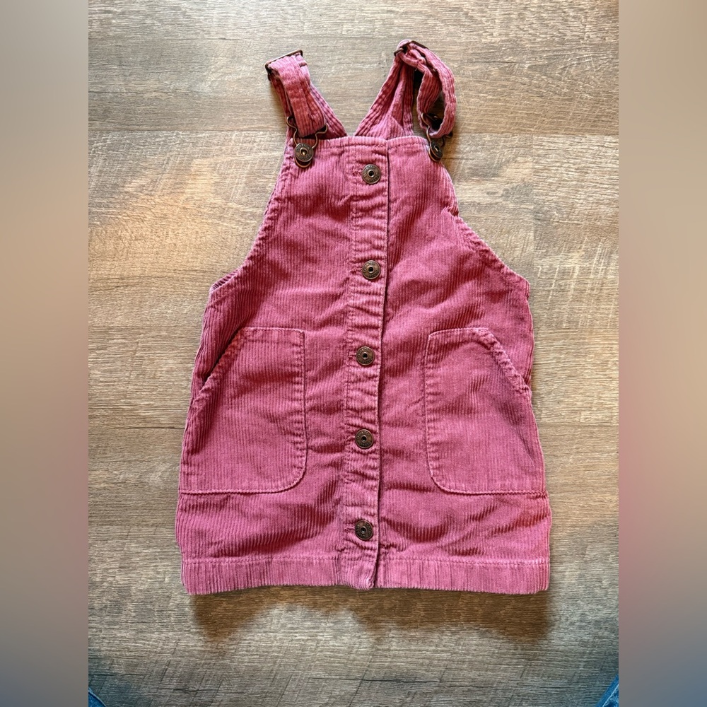 OshKosh B'gosh Pink Corduroy Overall Dress